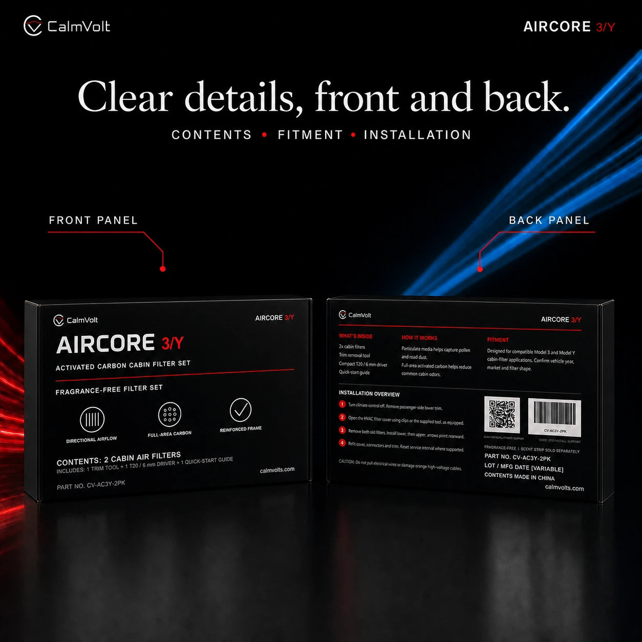 Emballage produit CalmVolt existant